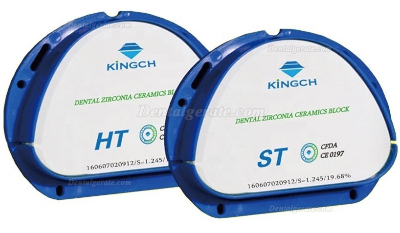Kingch&reg; Dentallabor ST/HT Zirkon Ronden Zirkonoxid Fr&auml;srohlinge (f&uuml;r Amann Girrbach Cad/Cam Fr&auml;smaschine)
